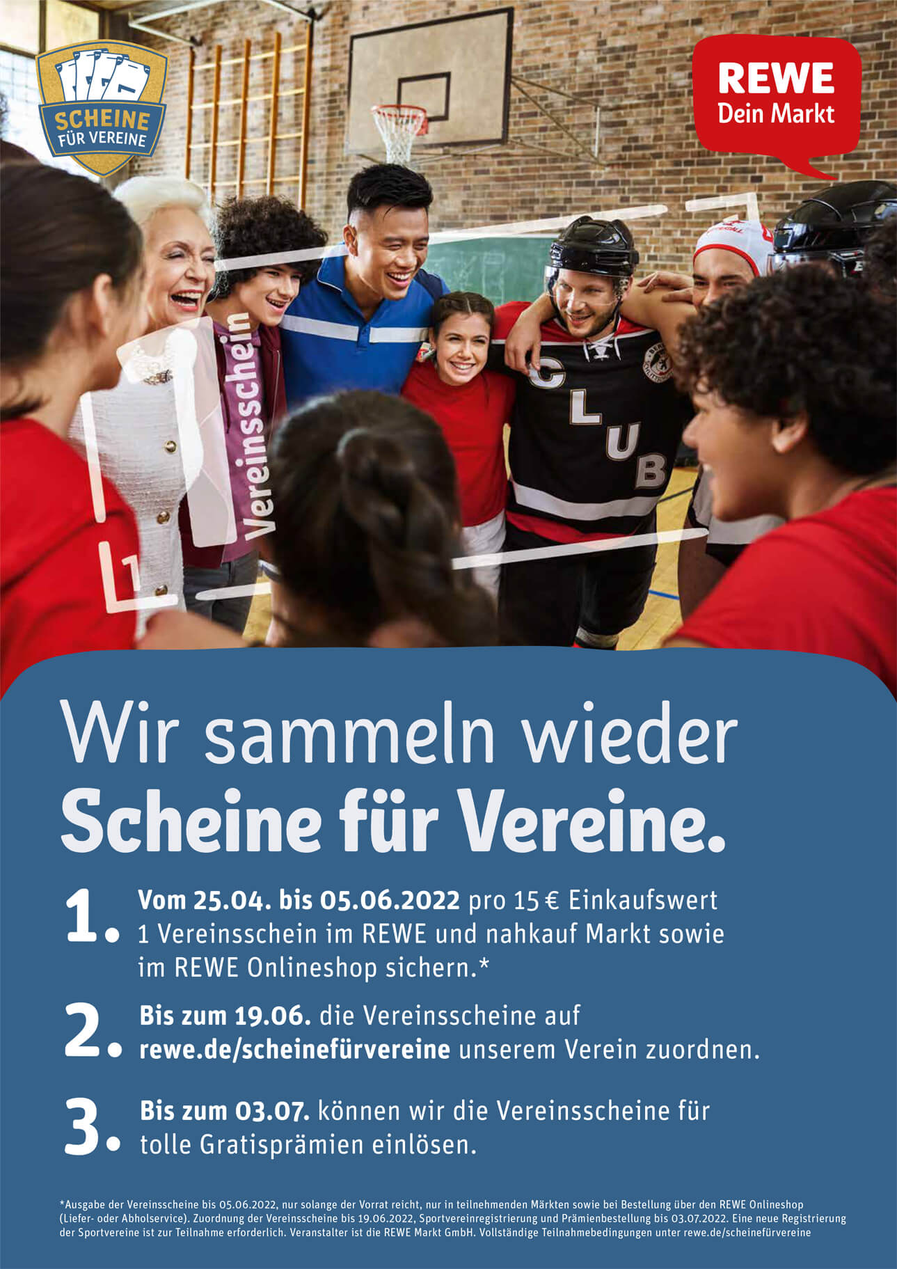 REWE Scheine fuer Vereine Aktionsposter Web